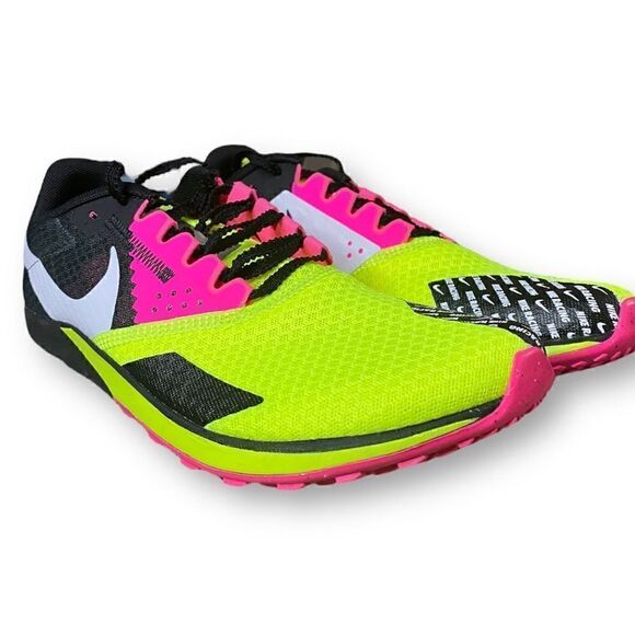 Nike Rival Waffle 6 Cross Country Volt Black Pink DX7998-700 size 7/ 8.5 Womens - Picture 5 of 9
